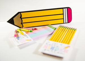 Personalized Pencil Set /Yellow-Pastel