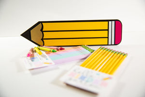 Personalized Pencil Set /Yellow-Pastel