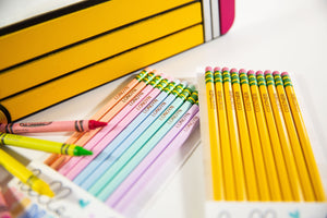 Personalized Pencil Set /Yellow-Pastel