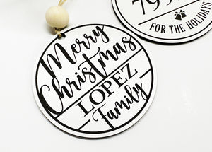 Personalized Christmas Ornaments