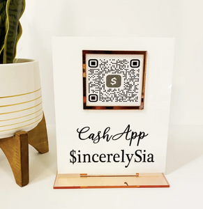 SINGLE SOCIAL MEDIA QR CODE SIGN