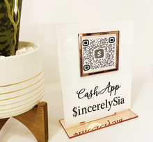 Load image into Gallery viewer, SINGLE SOCIAL MEDIA QR CODE SIGN
